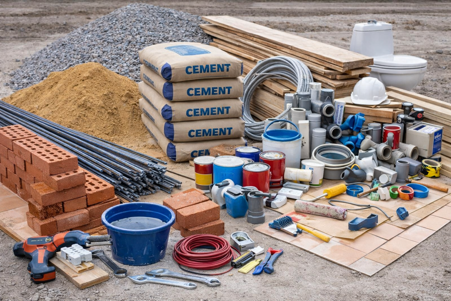 Cement and infrastructure material application