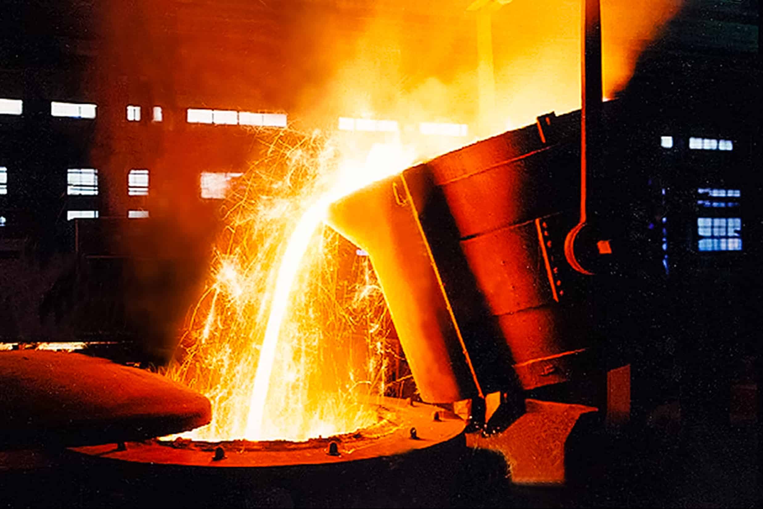 Molten metal casting process